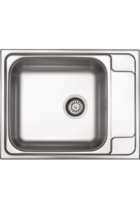 Obrázok pre 1-bowl steel sink with drainer