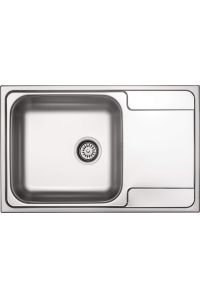 Obrázok pre 1-bowl steel sink with drainer