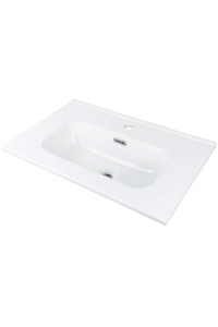 Obrázok pre Ceramic recessed washbasin with space for a tap - 60 cm