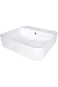 Obrázok pre Ceramic countertop/wall washbasin with space for a tap