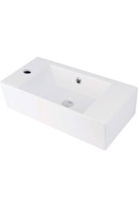 Obrázok pre Countertop ceramic washbasin with space for a tap - left