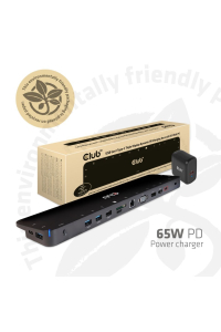 Obrázok pre CLUB3D CSV-1564W65 dokovací stanice/replikátor portů USB 3.2 Gen 1 (3.1 Gen 1) Type-C Černá