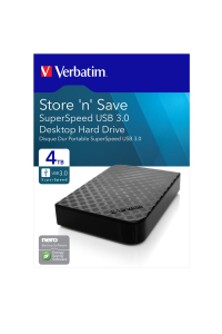 Obrázok pre Verbatim Store 'n' Save externí pevný disk 4 TB Černá