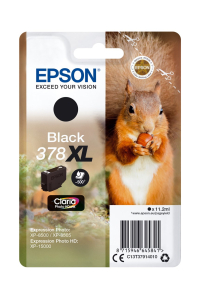 Obrázok pre Epson Squirrel Singlepack Black 378XL Claria Photo HD Ink