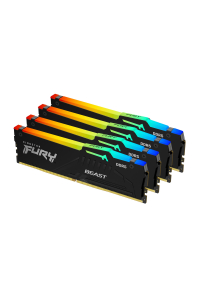 Obrázok pre Kingston Technology FURY Beast RGB paměťový modul 128 GB 4 x 32 GB DDR5