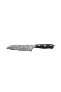 Obrázok pre Kohersen Elegance Ebony Wood Nůž Santoku z damaškové oceli 12,7 cm