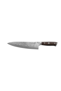 Obrázok pre Chef Kohersen Elegance Ebony Wood Kuchařský nůž z damaškové oceli 21,6 cm