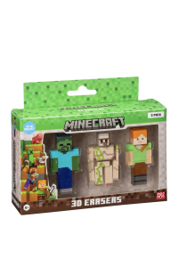 Obrázok pre MINECRAFT 3D ERASERS - 3 PACK VER.C