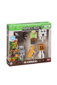 Obrázok pre MINECRAFT 3D ERASERS - 6 PACK DELUXE BOX VER.B