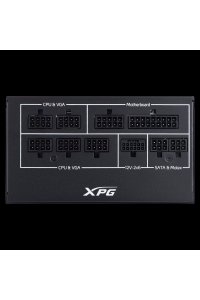 XPG COREREACTOR II VE 850W napájecí zdroj 24-pin ATX ATX Černá Obrázok pre XPG COREREACTOR II VE 850W napájecí zdroj 24-pin ATX ATX Černá