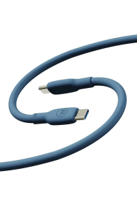 Obrázok pre Motorola Silikonový kabel USB-C na USB-C 2m, 5A Modrá