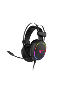 Obrázok pre Havit GAMING HEADPHONE RGB BLACK 2016D Sluchátka s mikrofonem Kabel Přes hlavu Hraní Černá