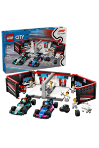 Obrázok pre LEGO CITY 60444 Garáž F1 a vozy Mercedes-AMG & Alpine