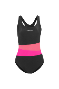 Obrázok pre Women's swimsuit Crowell Lola col.03 black-pink 44