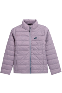 Obrázok pre Girls' down jacket 4F light purple 4FJSS23TDJAF073 52S 158cm