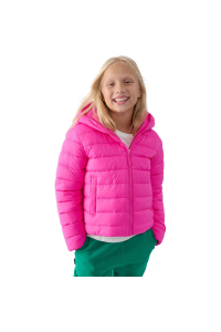 Obrázok pre Girls' down jacket 4F F449 fuchsia 4FJWAW24TDJAF449 55S 158cm