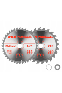 Obrázok pre Set of two discs HM 250x30mm 24/40Z