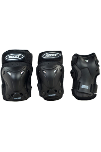 Obrázok pre Roces Ventilated JR Inline Skate Pads black 3pack 301352 01 M