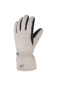 Obrázok pre 4F FNK F106 Beige Women's Ski Gloves 4FWAW23AFGLF106 83S XL