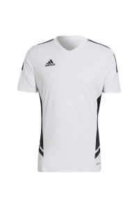 Obrázok pre adidas Condivo 22 Jersey V-neck T-Shirt white and black HA6290 M