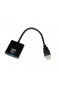 Obrázok pre iBox IAHV01 adaptér k video kabelům HDMI Typ A (standardní) VGA (D-Sub) Černá