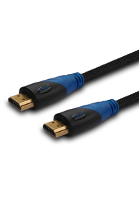 Obrázok pre Savio CL-49 HDMI kabel 5 m HDMI Typ A (standardní) Černá, Modrá