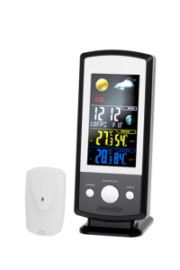 Obrázok pre Functions: Clock, Calendar, Alarm Clock, Thermometer, Barometer, Hygrometer, Anemometer/Wind Sensor, Rain Gauge, Weather Forecast, Moon Phases, Dew Point Measurement, Heat Index, UV Index, Illuminance and Wi-Fi. 7-in-1 wireless sensor included