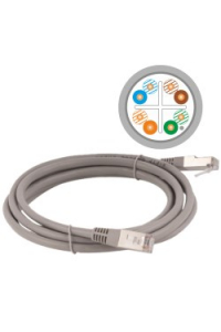 Obrázok pre Alantec KKS6SZA5.0 síťový kabel Šedá 5 m Cat6 F/UTP (FTP)