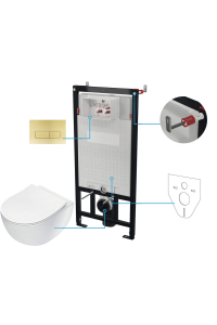 Obrázok pre 6-in-1 concealed toilet set