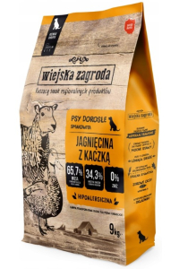 Obrázok pre WIEJSKA ZAGRODA Adult Small Jehněčí s Kachnou - suché krmivo pro psy - 9kg