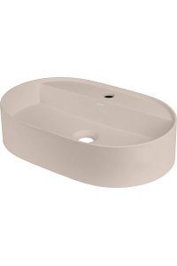 Obrázok pre Granite countertop washbasin with space for a tap - oval