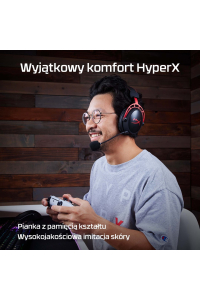 HyperX Cloud Alpha – bezdrátový herní headset (černo-červená) Obrázok pre HyperX Cloud Alpha – bezdrátový herní headset (černo-červená)