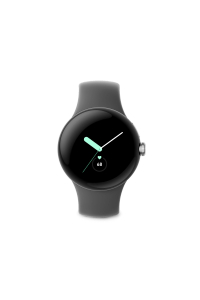 Obrázok pre Google Pixel Watch AMOLED 41 mm Digitální Dotyková obrazovka Stříbrná Wi-Fi GPS