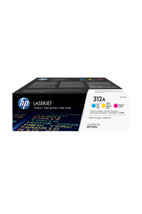 Obrázok pre HP Azurová tonerová kazeta 312A LaserJet, trojbalení