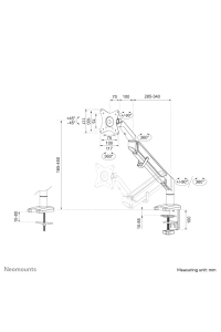 Obrázok pre Neomounts DS70-810BL1 Držák/stojan na monitor 81,3 cm (32