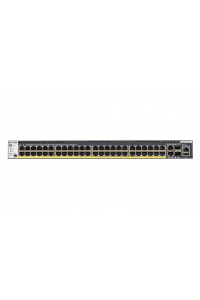 Obrázok pre NETGEAR M4300-52G-PoE+ 1000W PSU Řízený L2/L3/L4 Gigabit Ethernet (10/100/1000) Podpora napájení po Ethernetu (PoE) 1U Černá