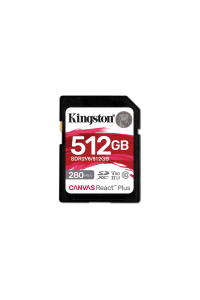 Obrázok pre Kingston Technology Canvas React Plus 512 GB SDXC UHS-II Třída 10