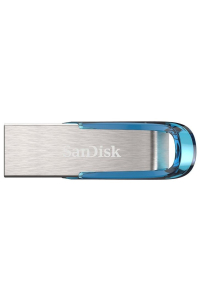 Obrázok pre SanDisk Ultra Flair USB paměť 64 GB USB Typ-A 3.2 Gen 1 (3.1 Gen 1) Modrá, Stříbrná