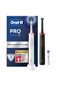 Obrázok pre Oral-B Pro 3 Dospělý Rotační kartáček Černá, Bílá