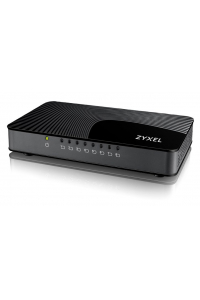 Obrázok pre Zyxel GS-108S v2 Nespravované Gigabit Ethernet (10/100/1000) Černá