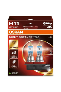 Obrázok pre Bulb (Set of 2) H11 12V PGJ 19-2 NIGHT BREAKER 220 white 3700K
