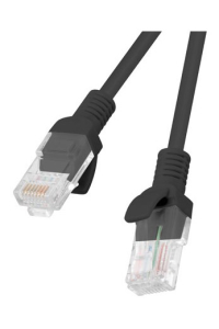 Obrázok pre Lanberg PCU5-20CC-0100-BK síťový kabel Černá 1 m Cat5e U/UTP (UTP)