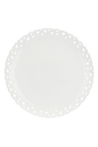 Obrázok pre Embellished Valentino cake plate - White, 34 cm