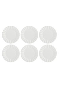 Obrázok pre Set of 6 Ducale Salad Plates - White, 20 cm