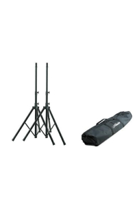 Obrázok pre Set of 2 aluminum speaker stands with bag cover