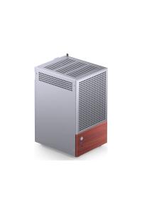 Obrázok pre Jonsbo T6 PC Case, Mini-Tower, Mini-ITX, Tempered Glass, Wood - Silver