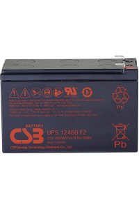 Obrázok pre CSB Battery Battery 12V, 9Ah, AGM | UPS12460F2 | 460 W