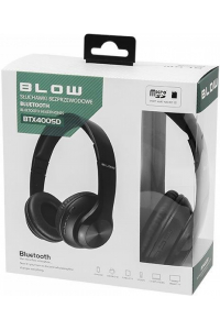 Obrázok pre Bezdrôtové slúchadlá BLOW BTX400SD 32-787 # (bluetooth, do uší; Bluetooth; čierne)