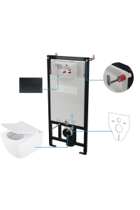 Obrázok pre 6-in-1 concealed toilet set