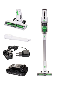 Obrázok pre Black & Decker REVSV18D1 tyčový vysavač / elektrický smeták Tyčový vysavač 2 v 1 Baterie Suchý Bezsáčkové 0,5 l 36 W Zelená, Bílá 2 Ah